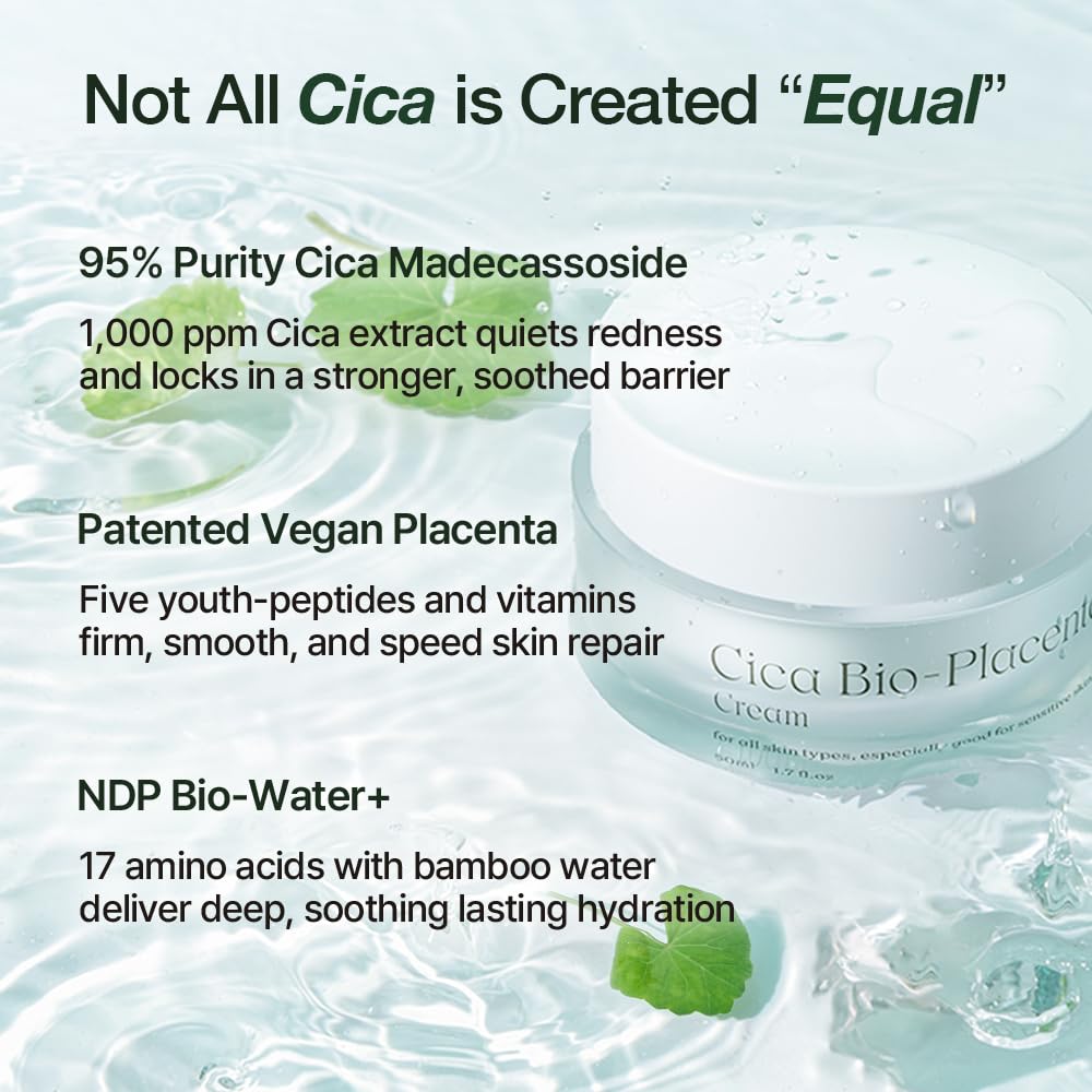 NATURAL DERMA PROJECT Cica Bio-Placenta Cream - CLEAN, VEGAN